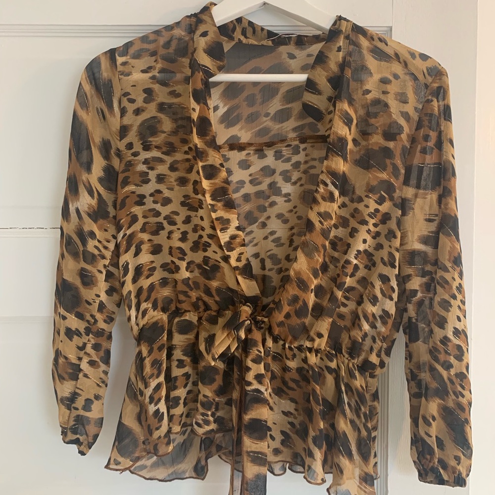 Forever 21 leopard print top